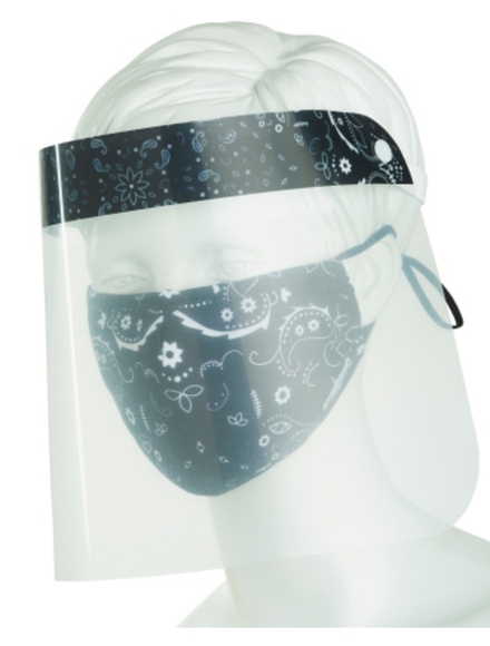 Bandana Face Shield & Mask Set - Picture 1 of 8